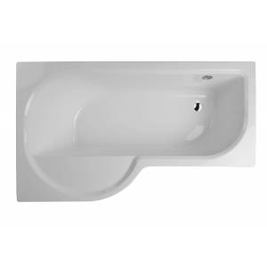 Ванна асимметричная акриловая PoolSpa Intea, на ножках